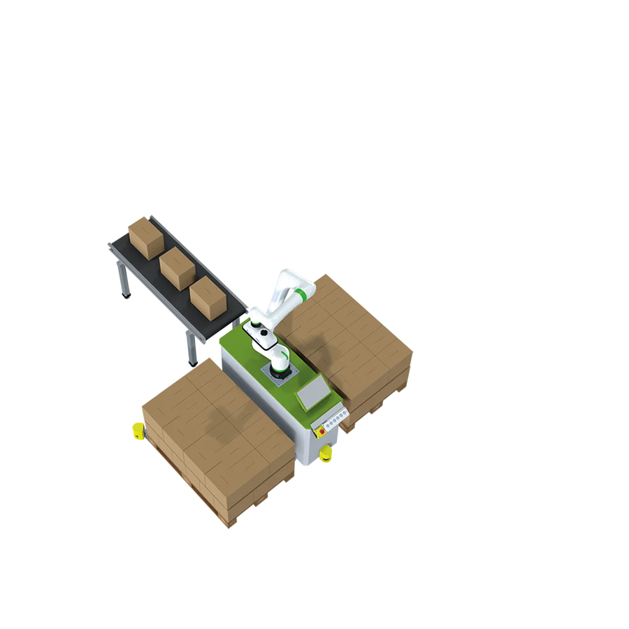 Konfigurierter Roboter